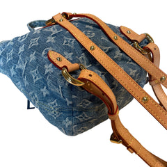 Louis Vuitton Monogram Denim Mini Backpack - Rare Blue Wash & Vachetta