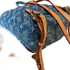 Louis Vuitton Monogram Denim Mini Backpack - Rare Blue Wash & Vachetta