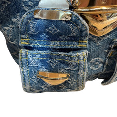 Louis Vuitton Monogram Denim Mini Backpack - Rare Blue Wash & Vachetta