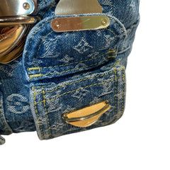 Louis Vuitton Monogram Denim Mini Backpack - Rare Blue Wash & Vachetta