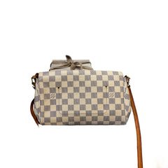 Louis Vuitton Favorite MM Damier Azur Canvas Crossbody Bag