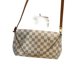 Louis Vuitton Favorite MM Damier Azur Canvas Crossbody Bag