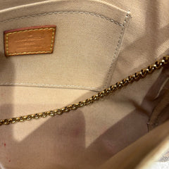 Louis Vuitton Favorite MM Damier Azur Canvas Crossbody Bag