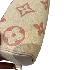 Louis Vuitton Nano Speedy | Monogram Empreinte Bicolor | Cream & Pink