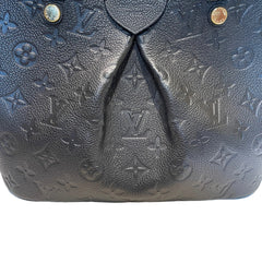 Louis Vuitton Marly BB Handbag - Black Monogram Empreinte Leather (26cm)