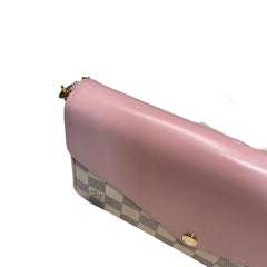 Louis Vuitton Félicie Pochette | Damier Azur & Rose Ballerine | 3-in-1 WOC