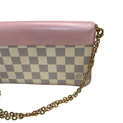 Louis Vuitton Félicie Pochette | Damier Azur & Rose Ballerine | 3-in-1 WOC