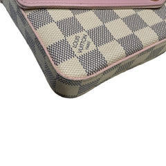 Louis Vuitton Félicie Pochette | Damier Azur & Rose Ballerine | 3-in-1 WOC