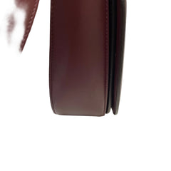 Salvatore Ferragamo Gancini Ring Crossbody Bag - Deep Red Smooth Leather