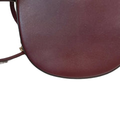 Salvatore Ferragamo Gancini Ring Crossbody Bag - Deep Red Smooth Leather