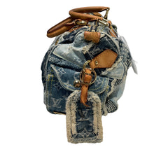 Louis Vuitton Limited Edition 2007 Monogram Denim Patchwork Speedy 30 Bag