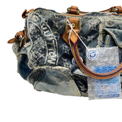 Louis Vuitton Limited Edition 2007 Monogram Denim Patchwork Speedy 30 Bag