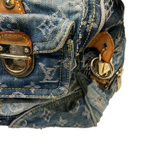 Louis Vuitton Limited Edition 2007 Monogram Denim Patchwork Speedy 30 Bag