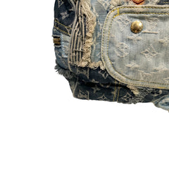 Louis Vuitton Limited Edition 2007 Monogram Denim Patchwork Speedy 30 Bag