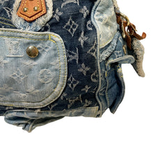 Louis Vuitton Limited Edition 2007 Monogram Denim Patchwork Speedy 30 Bag