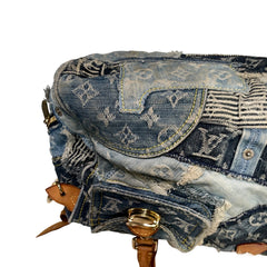 Louis Vuitton Limited Edition 2007 Monogram Denim Patchwork Speedy 30 Bag