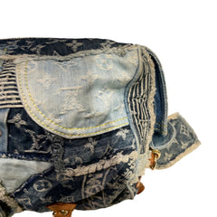 Louis Vuitton Limited Edition 2007 Monogram Denim Patchwork Speedy 30 Bag