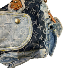 Louis Vuitton Limited Edition 2007 Monogram Denim Patchwork Speedy 30 Bag