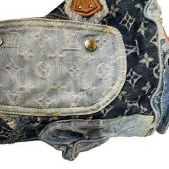 Louis Vuitton Limited Edition 2007 Monogram Denim Patchwork Speedy 30 Bag