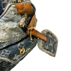 Louis Vuitton Limited Edition 2007 Monogram Denim Patchwork Speedy 30 Bag