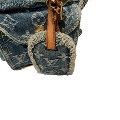 Louis Vuitton Limited Edition 2007 Monogram Denim Patchwork Speedy 30 Bag