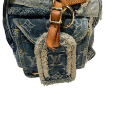 Louis Vuitton Limited Edition 2007 Monogram Denim Patchwork Speedy 30 Bag