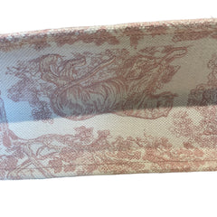 Christian Dior Medium Book Tote - Pink Toile de Jouy Embroidery (36cm)