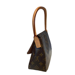 Louis Vuitton Looping MM Shoulder Bag - Monogram Canvas & Arched Handle (29cm)