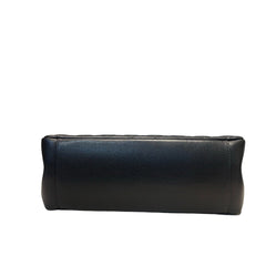 Quiet Luxury Staple: CHANEL GST Tote in Deep Charcoal Caviar Leather