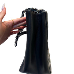 Quiet Luxury Staple: CHANEL GST Tote in Deep Charcoal Caviar Leather