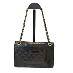 Timeless Vintage Icon: CHANEL Black & Gold CF Chain Bag