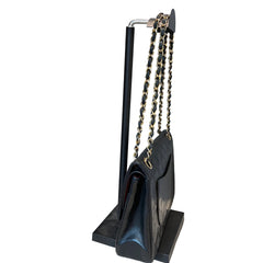 Timeless Vintage Icon: CHANEL Black & Gold CF Chain Bag