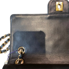 Timeless Vintage Icon: CHANEL Black & Gold CF Chain Bag