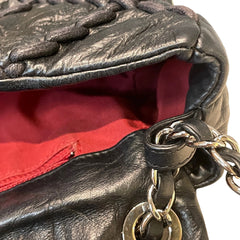 Vintage Attitude Classic: CHANEL Black Waxed Leather Airport CF Bag