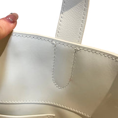 Soft Modern Elegance: Small Dior Toujours Vertical Bag in Cream Cannage Calfskin