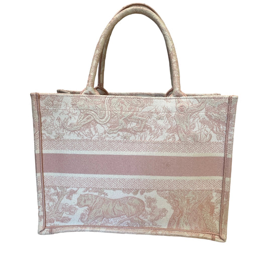 Playful Archive Piece: Dior Zoo Series Sakura Pink Medium Tote Bag