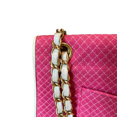 Rare Seasonal Charm: CHANEL Nautical Pink CF Chain Bag
