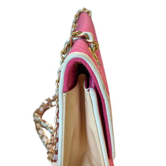Rare Seasonal Charm: CHANEL Nautical Pink CF Chain Bag