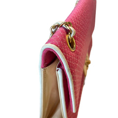 Rare Seasonal Charm: CHANEL Nautical Pink CF Chain Bag