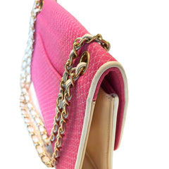 Rare Seasonal Charm: CHANEL Nautical Pink CF Chain Bag