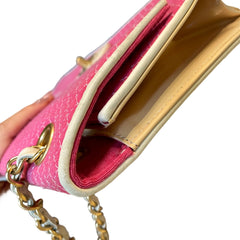 Rare Seasonal Charm: CHANEL Nautical Pink CF Chain Bag