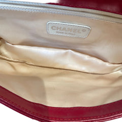 Collector Color Pop: CHANEL 2.55 Baguette Bag in Ferrari Red with Silver Hardware