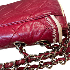 Collector Color Pop: CHANEL 2.55 Baguette Bag in Ferrari Red with Silver Hardware