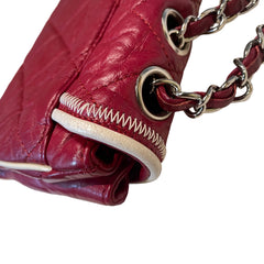 Collector Color Pop: CHANEL 2.55 Baguette Bag in Ferrari Red with Silver Hardware