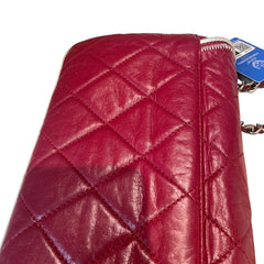 Collector Color Pop: CHANEL 2.55 Baguette Bag in Ferrari Red with Silver Hardware