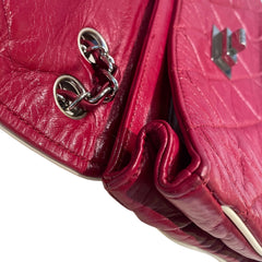 Collector Color Pop: CHANEL 2.55 Baguette Bag in Ferrari Red with Silver Hardware