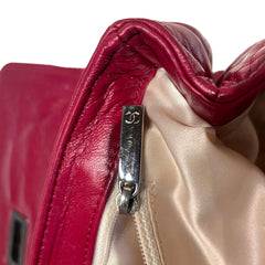 Collector Color Pop: CHANEL 2.55 Baguette Bag in Ferrari Red with Silver Hardware
