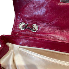 Collector Color Pop: CHANEL 2.55 Baguette Bag in Ferrari Red with Silver Hardware