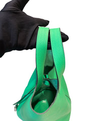 Hermès Picotin Lock 18 - Vert Comics Taurillon Clemence with Palladium Hardware