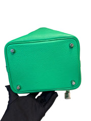 Hermès Picotin Lock 18 - Vert Comics Taurillon Clemence with Palladium Hardware